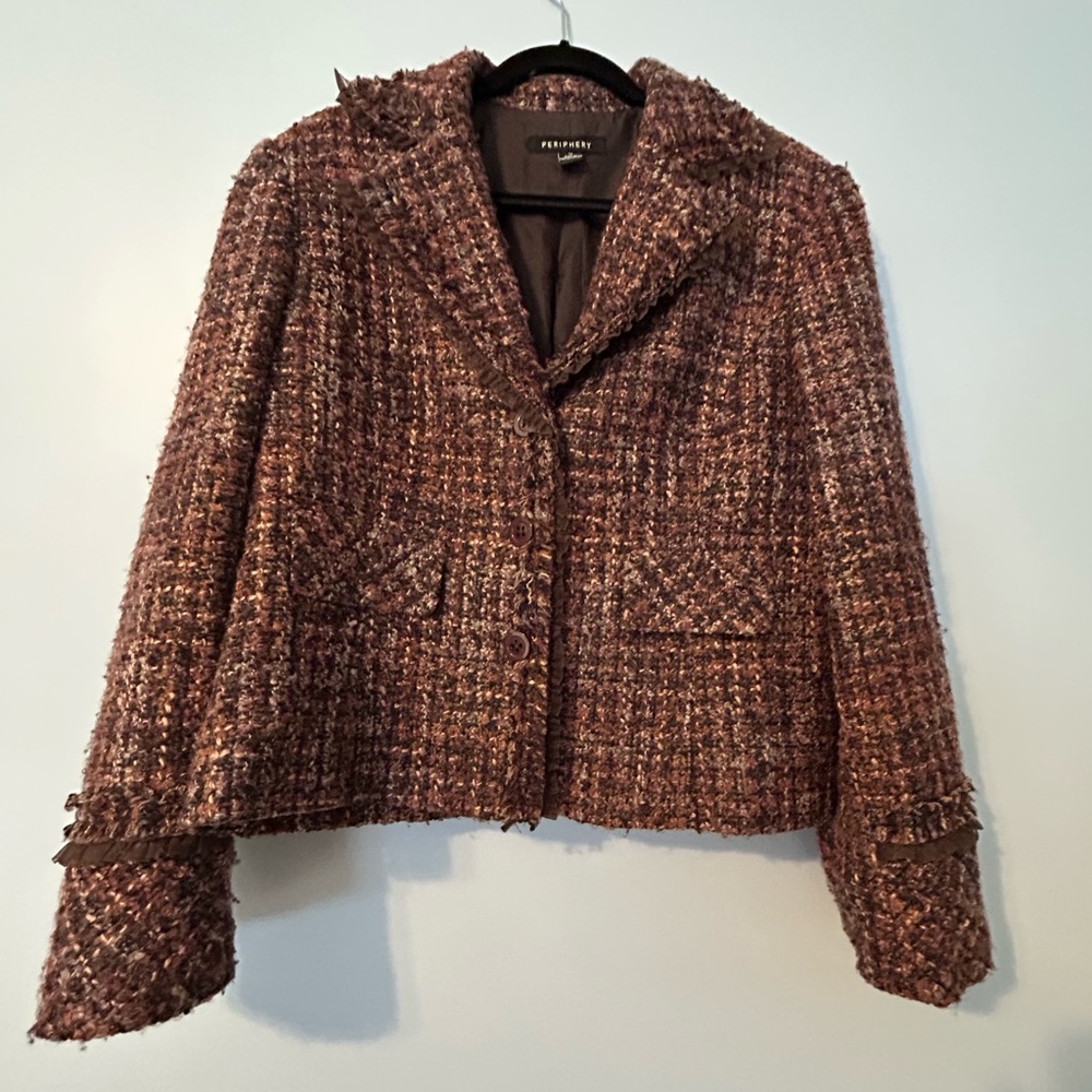 Beautiful tweed Periphery blazer in size 14